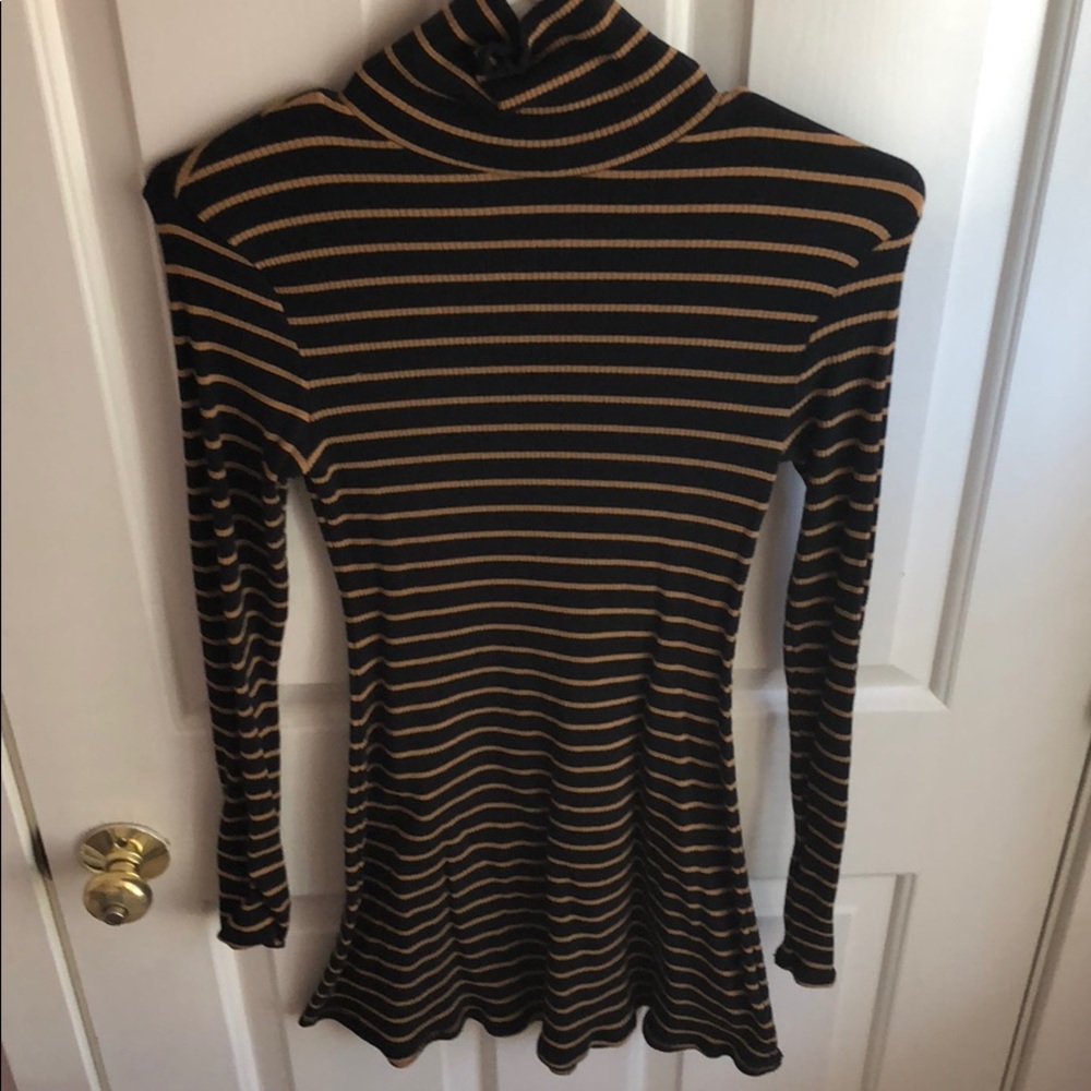 Fitted striped urban outfitters dress